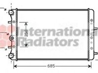 Radiator, racire motor SKODA FABIA (6Y2), SKODA FABIA Combi (6Y5), SKODA FABIA limuzina (6Y3) - VAN WEZEL 76002006