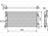 Radiator, racire motor SKODA RAPID Spaceback (NH1) (2012 - 2016) VALEO 701522 piesa NOUA