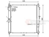 Radiator, racire motor SSANGYONG REXTON (GAB_) - VAN WEZEL 81002120