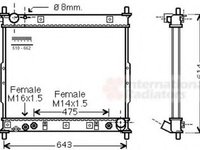 Radiator, racire motor SSANGYONG REXTON (GAB_) - VAN WEZEL 81002104