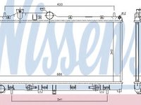 Radiator, racire motor SUBARU FORESTER (SH) (2008 - 2016) NISSENS 67725 piesa NOUA