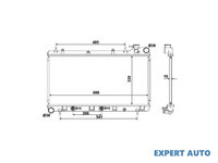 Radiator, racire motor Subaru IMPREZA cupe (GFC) 1993-2000 #3 128016