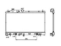 Radiator, racire motor SUBARU LEGACY IV (BL, BP) (2003 - 2016) NRF 53700 piesa NOUA