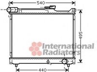 Radiator, racire motor SUZUKI GRAND VITARA XL-7 I (FT, GT) - VAN WEZEL 52002106