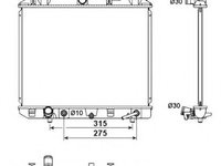 Radiator, racire motor SUZUKI SPLASH (2008 - 2016) NRF 53158 piesa NOUA