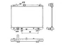 Radiator, racire motor SUZUKI SWIFT III (MZ, EZ) (2005 - 2016) NRF 53578 piesa NOUA