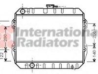 Radiator, racire motor TOYOTA CRESSIDA limuzina (_X6_), TOYOTA CRESSIDA Station Wagon (X6K, MX62), TOYOTA HIACE II Wagon (LH7_, LH5_, LH6_, YH7_, YH6_