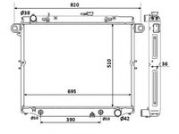 Radiator, racire motor TOYOTA LAND CRUISER AMAZON (FZJ1, UZJ1) (1998 - 2007) NRF 53919 piesa NOUA