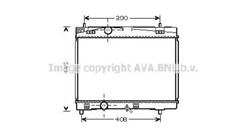 Radiator, racire motor TOYOTA YARIS ( NHP13, 