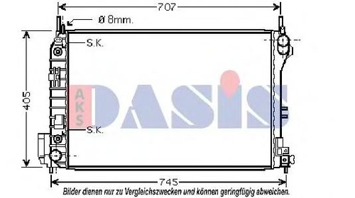 Radiator, racire motor VAUXHALL VECTRA (B) ha