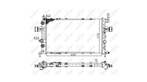 Radiator, racire motor Volkswagen VW TRANSPOR