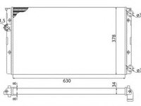 Radiator, racire motor VW GOLF Mk III (1H1), VW GOLF Mk III Estate (1H5), VW JETTA III (1H2) - MAGNETI MARELLI 350213809003