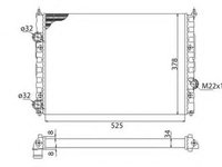 Radiator, racire motor VW PASSAT (3A2, 35I), VW PASSAT Variant (3A5, 35I) - MAGNETI MARELLI 350213808003