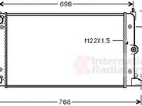 Radiator, racire motor VW SHARAN (7M8, 7M9, 7M6), FORD GALAXY (WGR), SEAT ALHAMBRA (7V8, 7V9) - VAN WEZEL 58002188