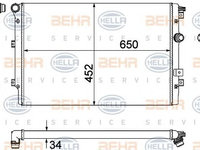 Radiator racire motor VW Sharan II (7N1, 7N2) (An fabricatie 05.2010 - ..., 116 - 200 CP, Diesel, Benzina) - Cod intern: W20090984 - LIVRARE DIN STOC in 24 ore!!!