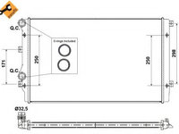 Radiator, racire motor VW TOURAN (1T1, 1T2) (2003 - 2010) NRF 53406