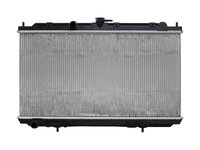 Radiator racire Nissan Almera, 01.2000-11.2002, Primera, 01.2002-10.2008, Motorizare 1, 5 66kw, 1, 6 80kw, 1, 8 84/85kw Benzina, tip climatizare Cu/fara AC, cutie Manuala, tip Calsonic, diametru intrare/iesire 28, 5/28, 5mm, dimensiune 695x360x16mm, 