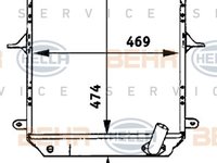 Radiator racire Nissan Cabstar E motor 3,0TD -nou