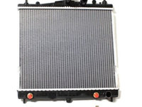 Radiator racire Nissan Micra, 01.2003-2010, motor 1.2, 59 kw, 1.4, 65 kw, benzina, cutie automata, cu/fara AC, 448x380x16 mm, aluminiu brazat/plastic,