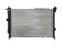 Radiator racire Opel Astra F (T92/M99), 09.1991-12.1997 Motorizare 1, 6 74kw/ 1, 8 85/92kw, 2, 0 85kw / Model Classic (2, 0 74kw), Astra Gsi (2, 0 100/110kw) Benzina, tip climatizare fara AC, cutie Manuala, dimensiune 535x375x23mm, Cu lipire fagure m