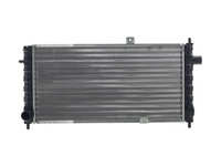 Radiator racire Opel Corsa A (S83), 08.1982-03.1993, Motorizare 1, 2 40/44kw, 1, 3 44/51/55kw, 1, 4 44kw, 1, 6 53/74kw Benzina, cutie Manuala, dimensiune 530x285x34mm, Cu lipire fagure mecanica, Aftermarket