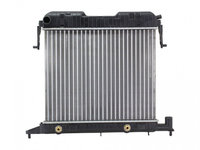 Radiator racire Opel Omega A (V87), 1986-1994, Motorizare 1, 8 60/65/66/85kw, 2, 0 85/90kw Benzina, tip climatizare fara AC, cutie Automata, dimensiune 400x489x23mm, Cu lipire fagure mecanica, Aftermarket