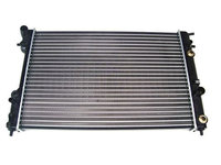 Radiator racire Opel Omega B, 02.2001-08.2003, motor 3.2 V6, 160 kw, Omega B, 03.1994-09.2000, 2.6 V6, 132 kw, benzina, cutie manuala, cu/fara AC, 652x452x23 mm, aluminiu/plastic,