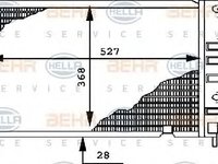 Radiator racire OPEL VECTRA A 1,7D 88- - OEM-NRF: 503508|NRF503508 - W02234153 - LIVRARE DIN STOC in 24 ore!!!