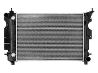 Radiator racire Saab 9.3, 02.1998-07.2003, motor 2.0, 96 kw, 2.0 T, 110/113 kw, 2.3, 110 kw, benzina, cutie manuala, cu AC, 500x348x32 mm, aluminiu brazat/plastic,