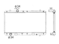 Radiator racire Suzuki Liana (Er), 03.2001-08.2007, Motorizare 1, 3 66kw, 1, 6 76kw Benzina, tip climatizare Cu/fara AC, cutie Manuala, tip Denso, diametru intrare/iesire 34/34mm, dimensiune 718x350x26mm, Cu lipire fagure prin brazare, Aftermarket