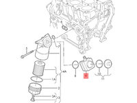 Radiator racire ulei 038117021B Audi A4 B6 Break 1.9 tdi 2002 AWX OEM 038117021B