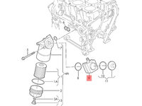 Radiator racire ulei 038117021B Vw Passat B6 2.0 TDI 2007 BMP OEM 038117021B