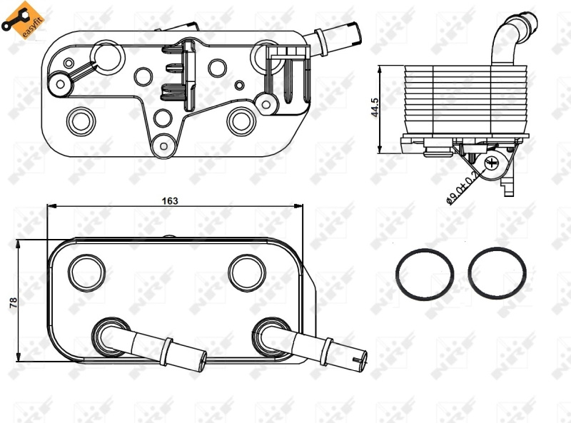 Radiator racire ulei, cutie de viteze au