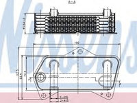 Radiator racire ulei, cutie de viteze automata VW BEETLE Cabriolet (5C7) (2011 - 2016) NISSENS 90653