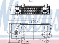 Radiator racire ulei, cutie de viteze automata VW GOLF V (1K1) (2003 - 2009) NISSENS 90653 piesa NOUA