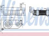 Radiator racire ulei, cutie de viteze automata VW CORRADO (53I) (1987 - 1995) NISSENS 90708