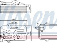 Radiator racire ulei cutie de viteze automata 90782 NISSENS pentru Audi A6 Audi A8