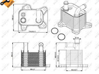 Radiator racire ulei cutie de viteze automata 31342 NRF pentru Opel Astra Opel Corsa Opel Vita Opel Zafira