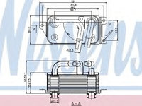 Radiator racire ulei cutie de viteze automata 90623 NISSENS pentru Bmw Seria 7 Bmw Seria 5 Bmw Seria 6