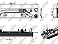 Radiator racire ulei cutie de viteze automata 31285 NRF pentru Bmw X5 Bmw X6