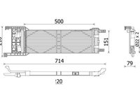 Radiator racire ulei, cutie de viteze automata MAHLE CLC 330 000P