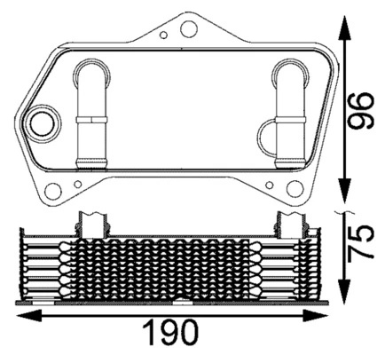 Radiator racire ulei cutie viteze automata MAHLE CLC 202 000S