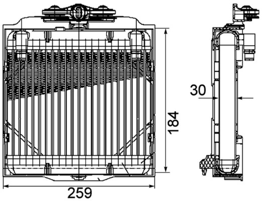 Radiator racire ulei cutie viteze automata MAHLE BMW 5 (F10) 2010-2016 - CLC 102 000P