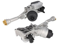Radiator racire ulei motor, termoflot Alfa Romeo Mito (955), 10.2009-, motor 1.3 JTDm, 62/70 kw, 1.3 MultiJet, 59 kw, diesel, 73x114x30 mm, cu filtru ulei si carcasa, din aluminiu