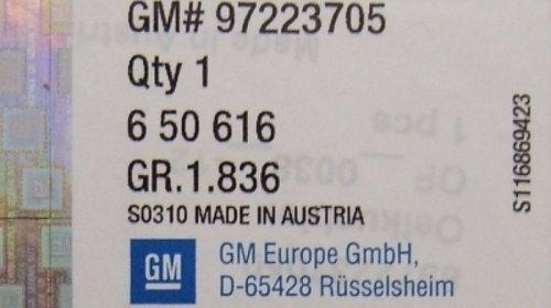 Radiator racire ulei Opel Astra G Y17DT origi