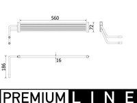 Radiator racire ulei, sistem directie MAHLE CLC 93 000P