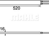 Radiator racire ulei, sistem directie SAAB 9-5 (YS3G) MAHLE CLC 103 000P