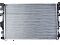 Radiator racire Vw Transporter T5, Transporter/Multivan/Caravelle 05.2003-11.2009 2,5 Tdi 120kw Cv Manuala Diesel, cu/fara AC, cu conectori rapizi intrare/iesire, 710x468x34, Cu lipire fagure mecanica Aftermarket