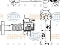 Radiator recirculare gaze de esapament BMW 3 (E46) - Cod intern: W20091223 - LIVRARE DIN STOC in 24 ore!!!