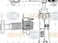 Radiator recirculare gaze de esapament BMW 3 (E90) - Cod intern: W20091223 - LIVRARE DIN STOC in 24 ore!!!